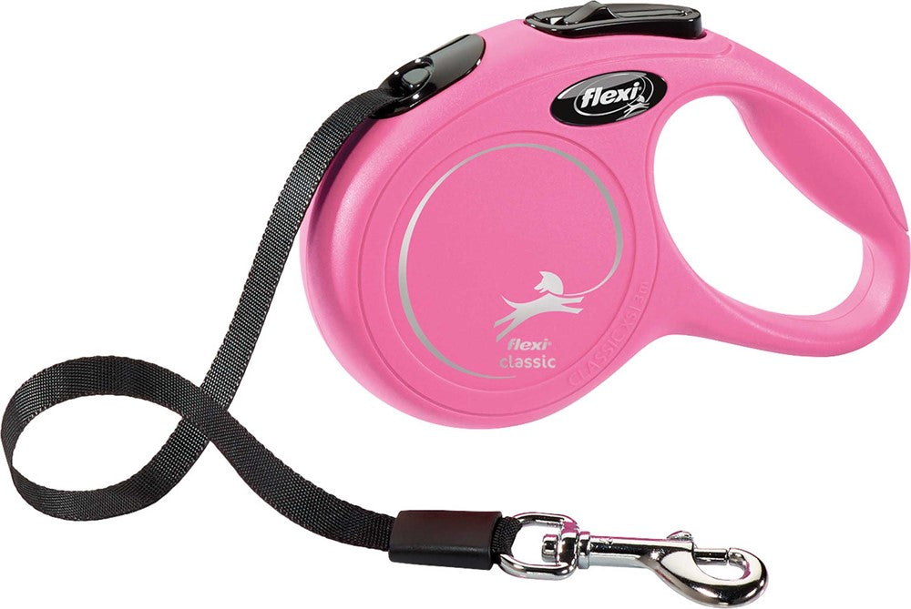 flexi New CLASSIC , XS: 3 m band, rosa