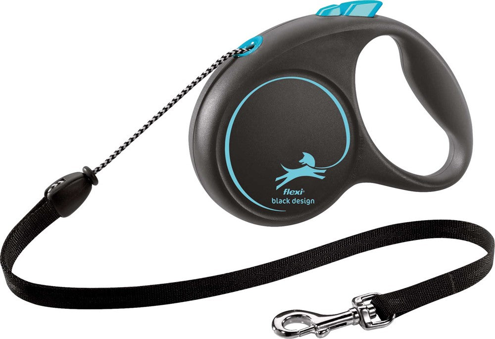 flexi BLACK DESIGN, rep, M: 5 m, blå