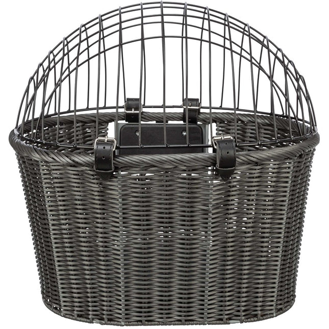 Trixie Cykelkorg fram – front med galler, 44×h34 × 41 cm, antracit