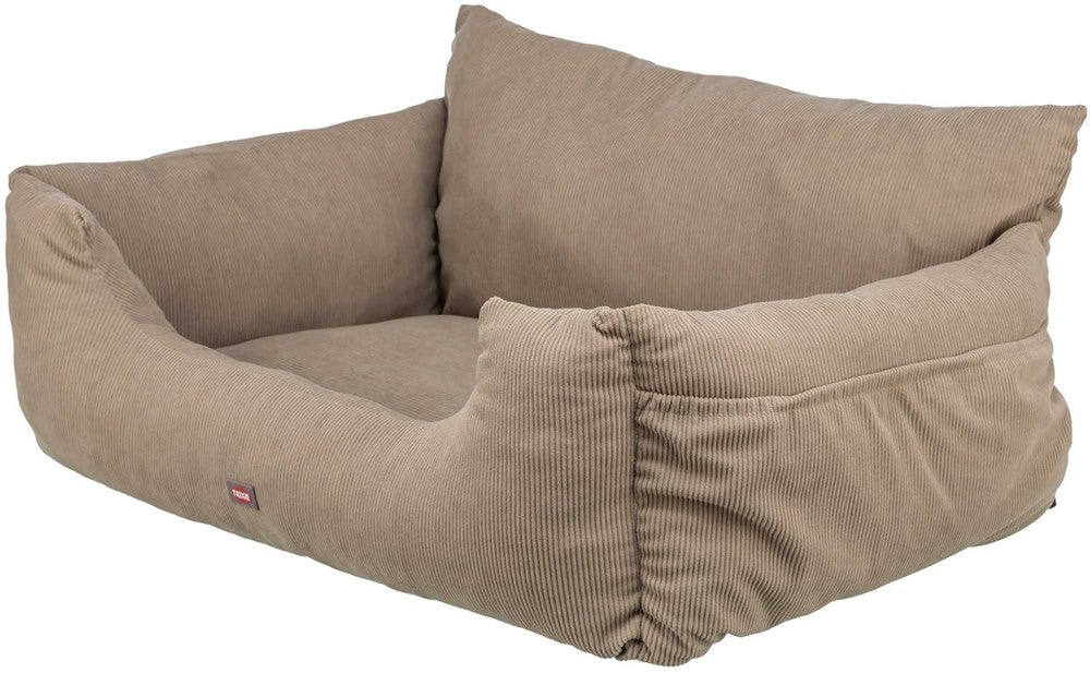 Bilsäte, dubbel, 80 × 60 × 35 cm, taupe