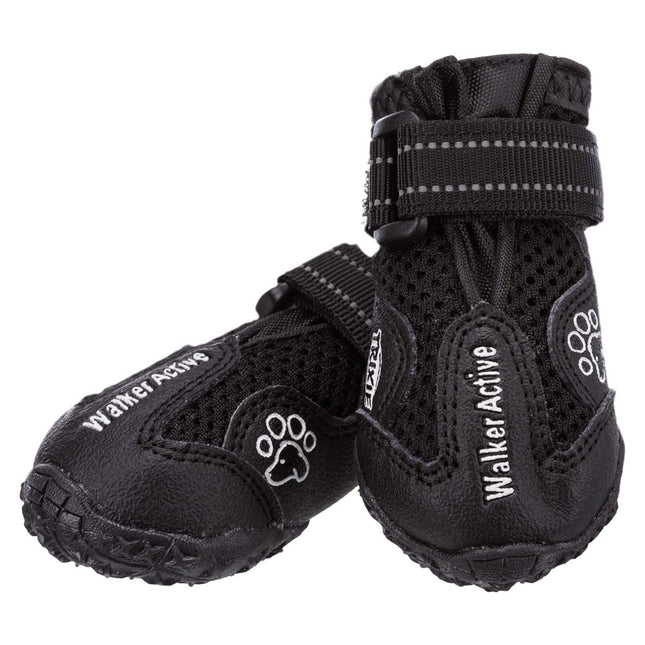 Trixie Walker Active hundskor – 2-pack – M, svart