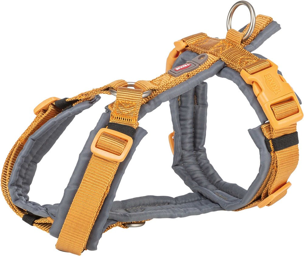 (BV)Premium spårsele, L: 70-85 cm/25 mm, curry/grafit