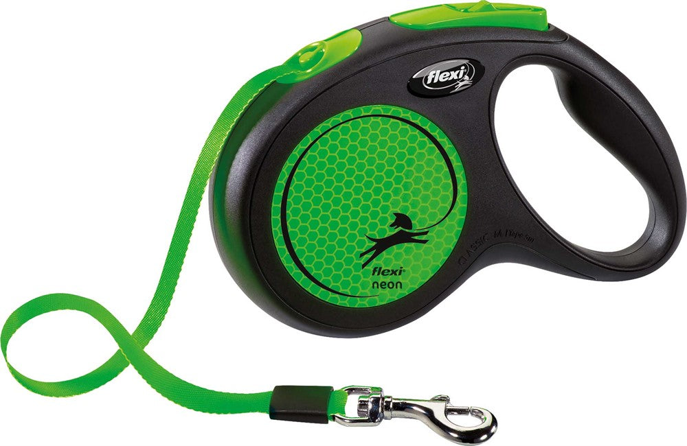 flexi New NEON, band, M: 5 m, neongrön