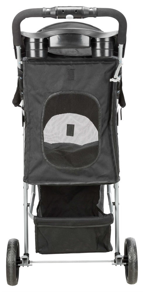Djurvagn Buggy, hopfällbar, 47×h100×80 cm, upp t. 11 kg, svart