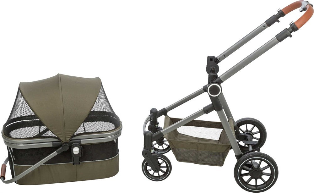 Djurvagn Buggy, 56 × 101 × 100 cm, 7,5 kg, olivgrön