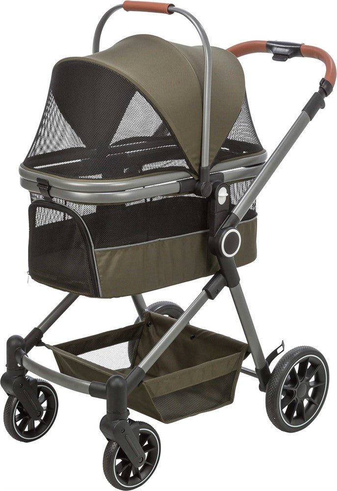 Djurvagn Buggy, 56 × 101 × 100 cm, 7,5 kg, olivgrön