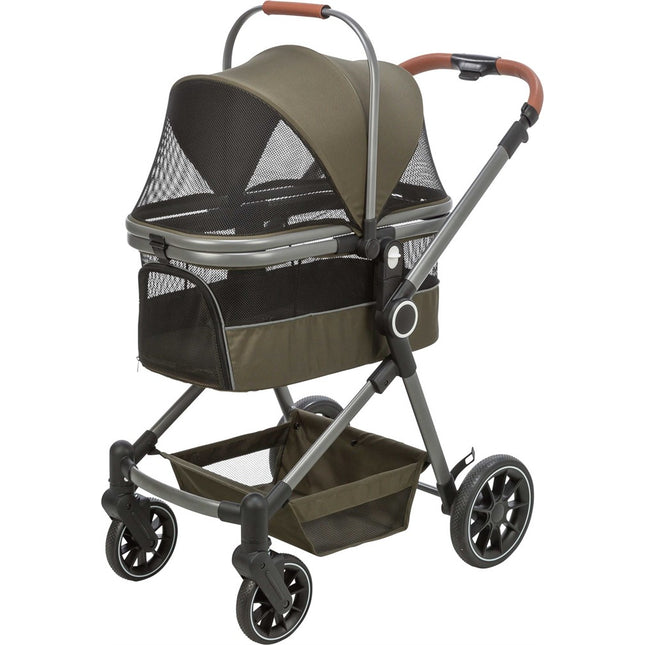 Trixie Djurvagn Buggy, 7,5 kg – 56 × 101 × 100 cm, olivgrön