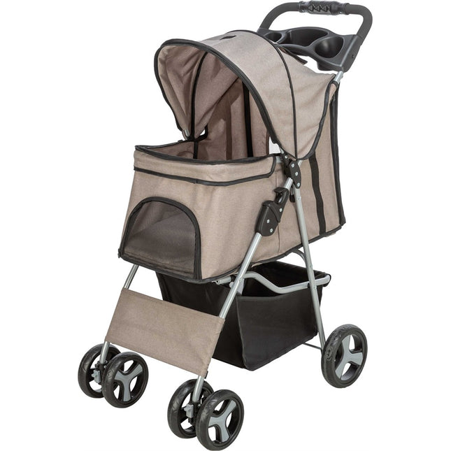 Trixie Djurvagn Buggy – 47 × 100 × 80 cm, Taupe