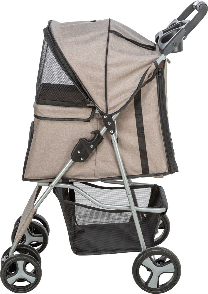 Djurvagn Buggy, 47 × 100 × 80 cm, 4,9 kg, taupe