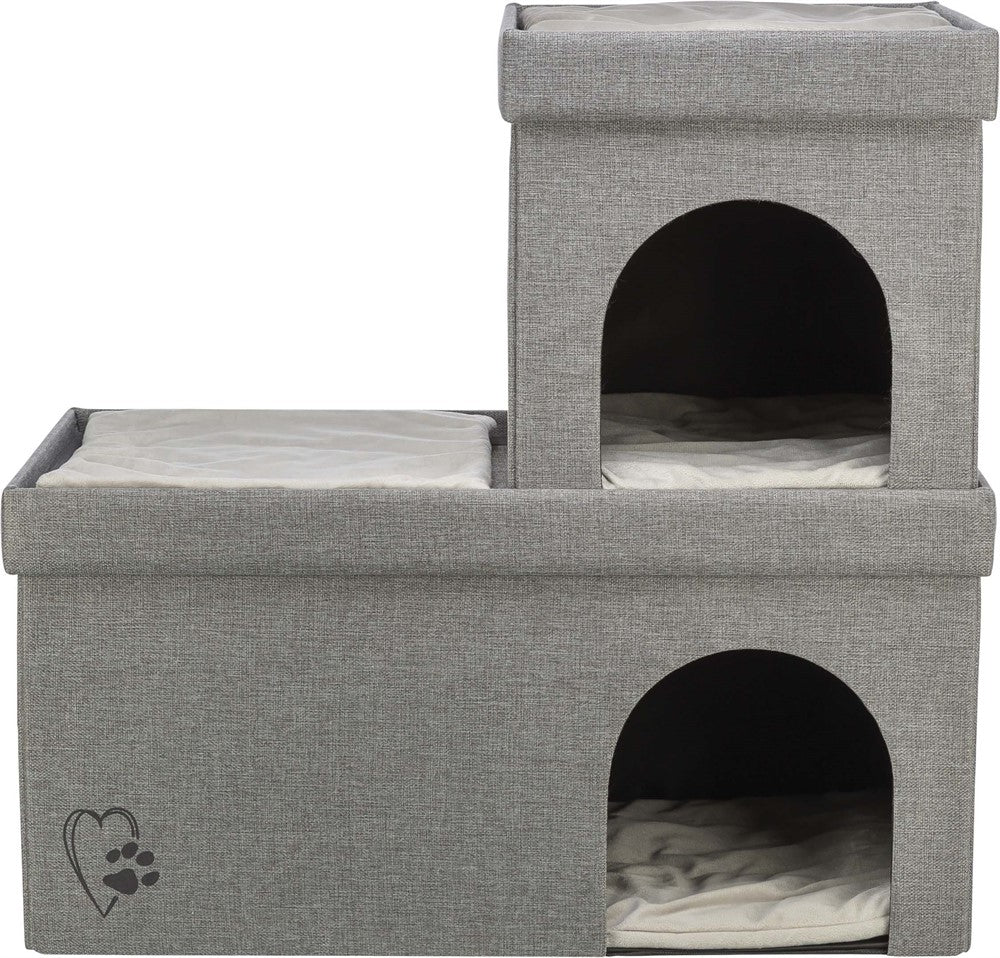 Kimy igloo, 2-vån, 76 × 72 × 37 cm, ljusgrå