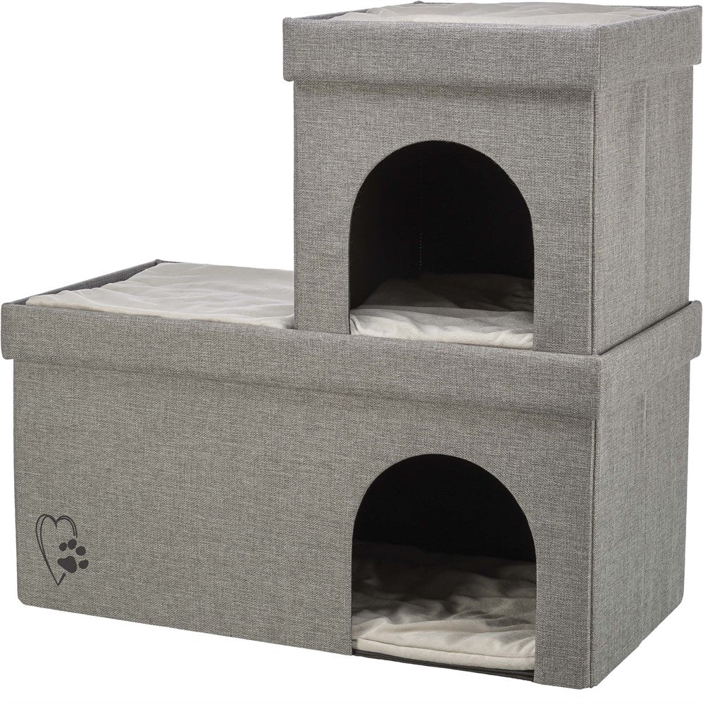 Kimy igloo, 2-vån, 76 × 72 × 37 cm, ljusgrå