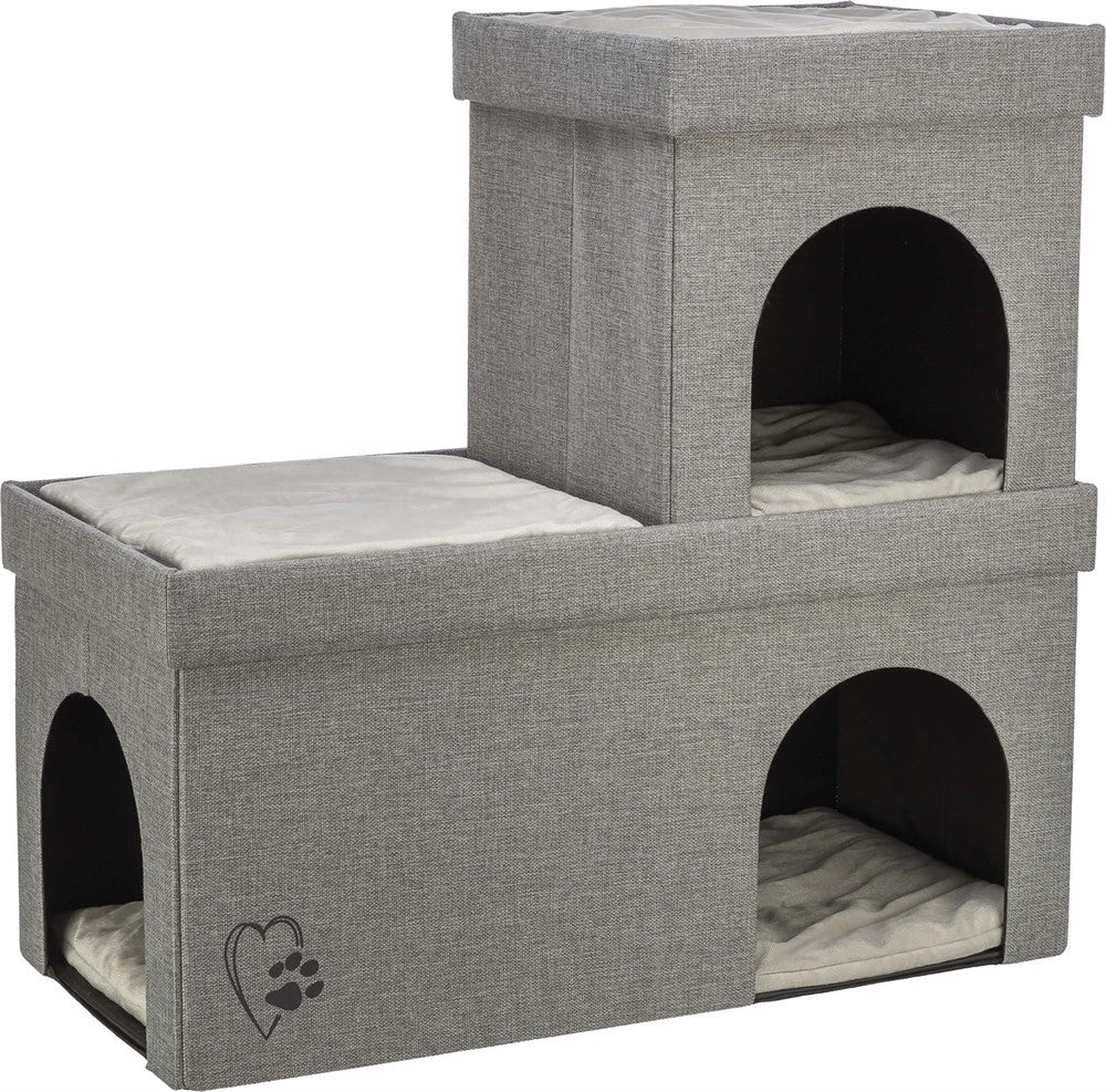 Kimy igloo, 2-vån, 76 × 72 × 37 cm, ljusgrå