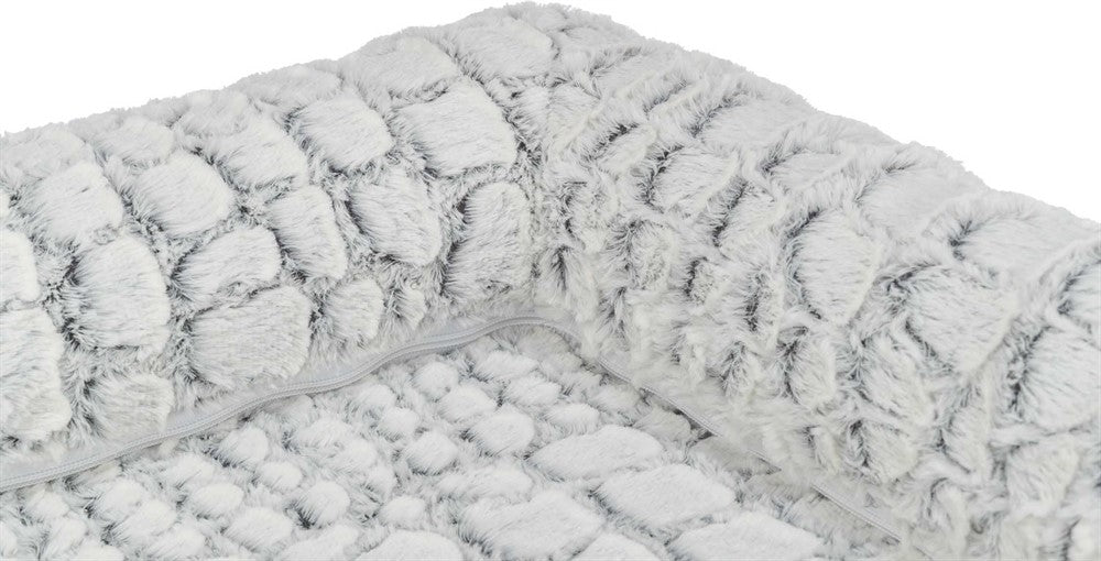Lino vital bädd, rektangulär, 70 × 55 cm, svart/grå