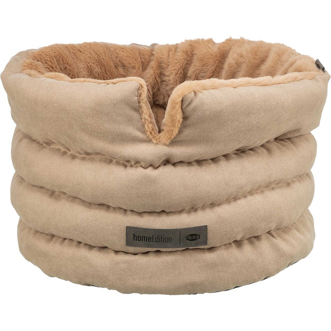 Trixie Liano Soft bädd, rund – ø 45 cm, sand/brun