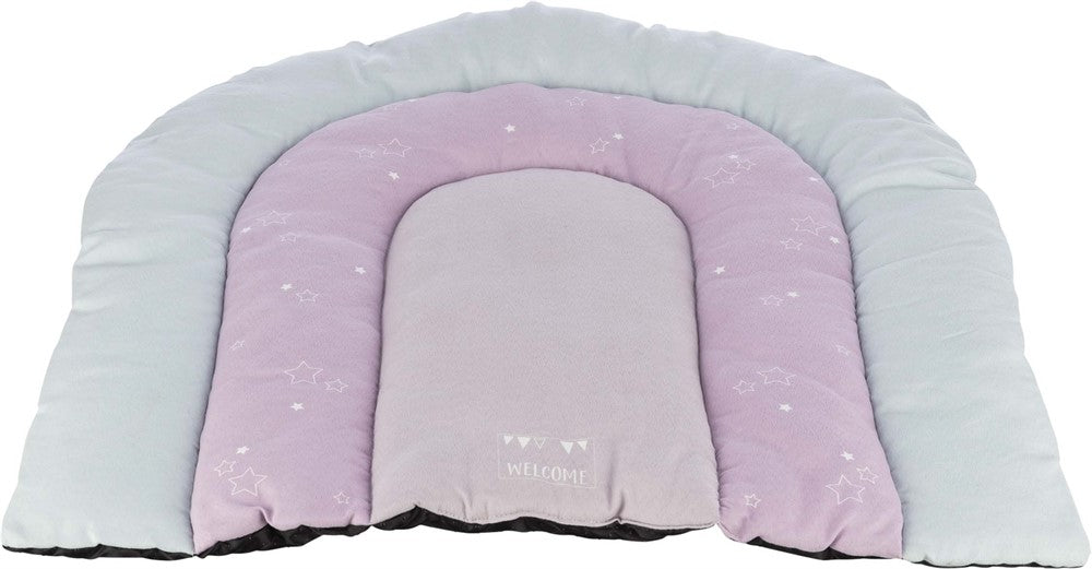 Junior Dyna (lapptäcke), 68 × 62 cm, mint/lilac/rosa