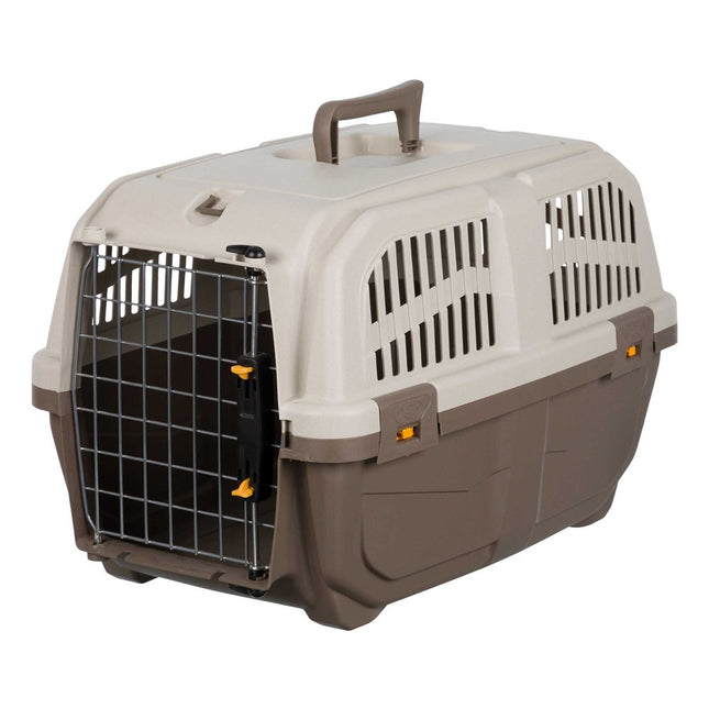 Trixie Transportbur Skudo 2 – XS–S, 35 × 36 × 55 cm, Taupe/sand