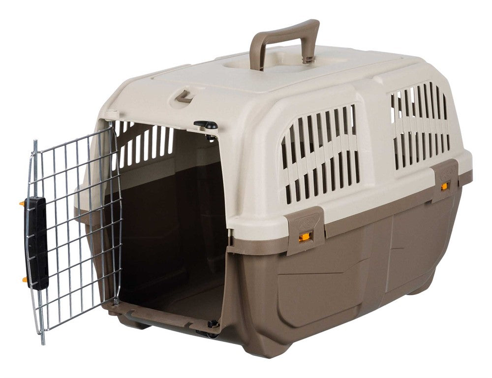 Transportbur Skudo 1, XS: 30×h32×49 cm, taupe/sand
