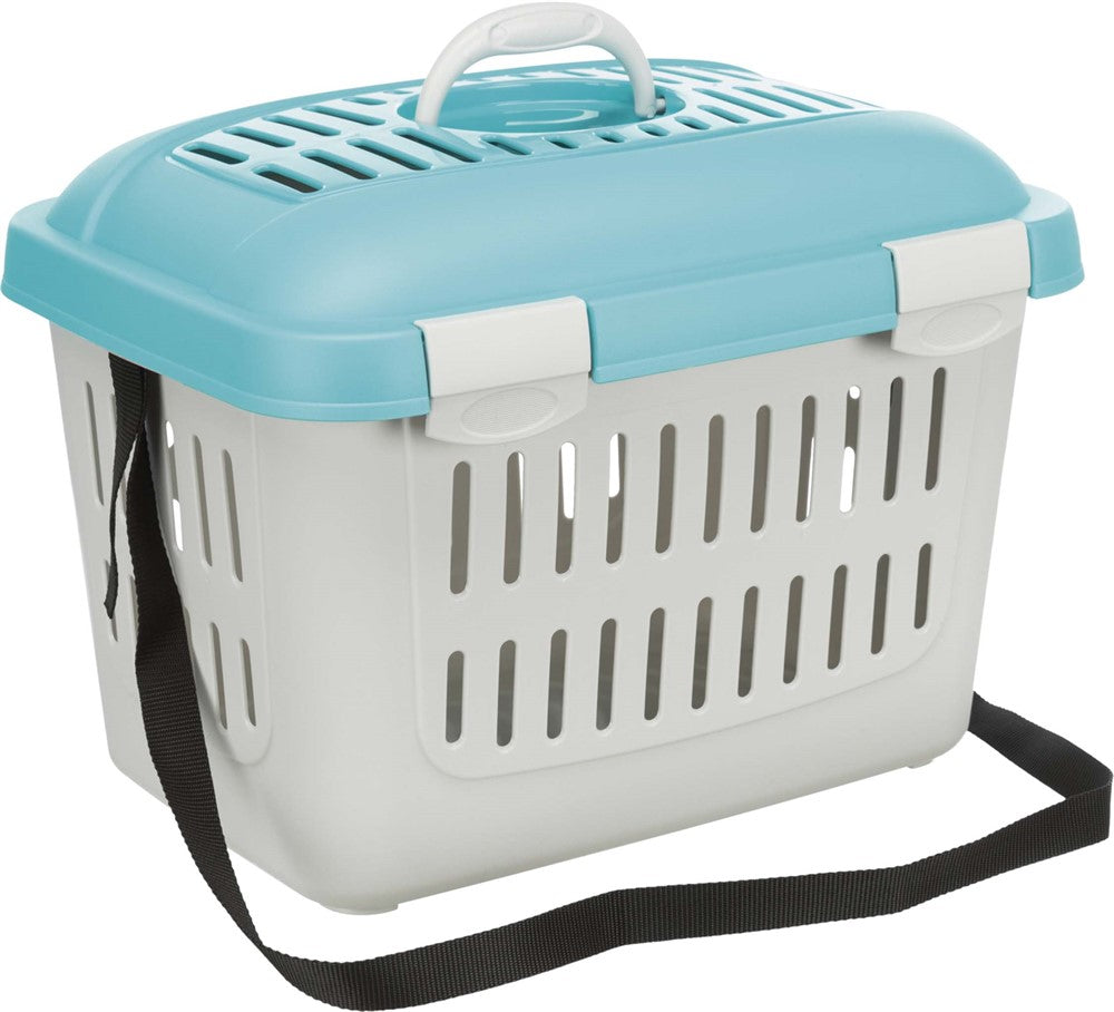 Transportbur Midi-Capri 44xh33x32 cm, grå/blå
