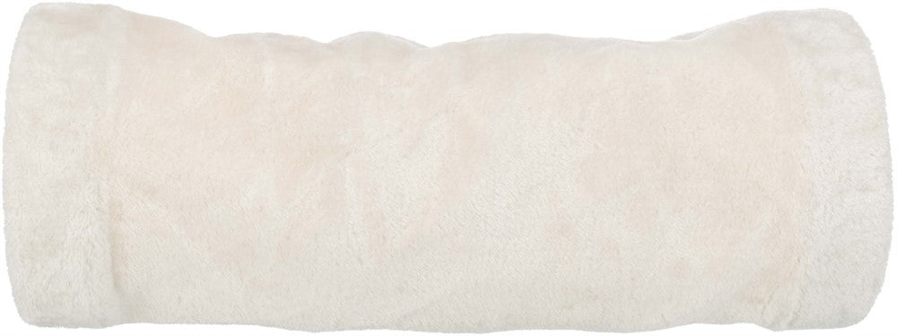 Kattunnel, plysch, ø 22 × 60 cm, beige