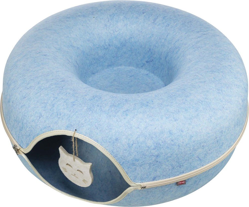 Lekdonut, filt, Ø 60 cm, blå
