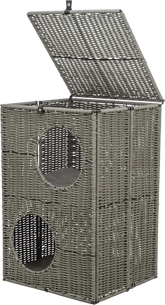 Grotta Amalia, 2 våningar, polyrattan, rektangulär, 37 × 57 × 35 cm, g