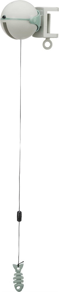 Kattleksak Catch-It, plast, 10 × 14 cm, vit