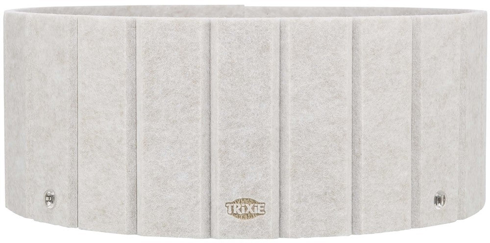 Klösbädd med filtkant, kattmynta, Ø 38 × 16 cm, creme