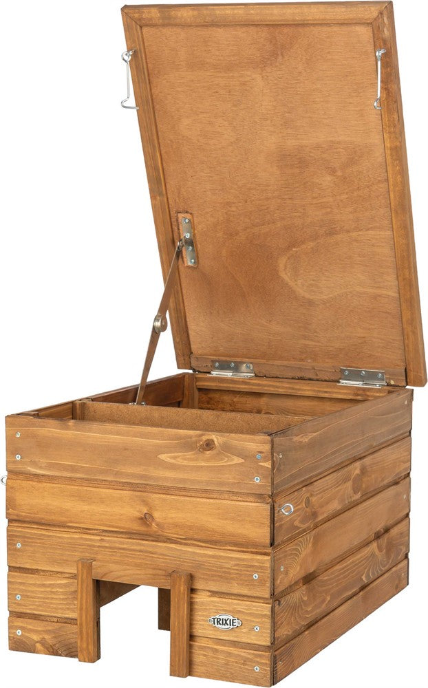 Natura igelkottshotell, trä, 37 × 30.5 × 53 cm