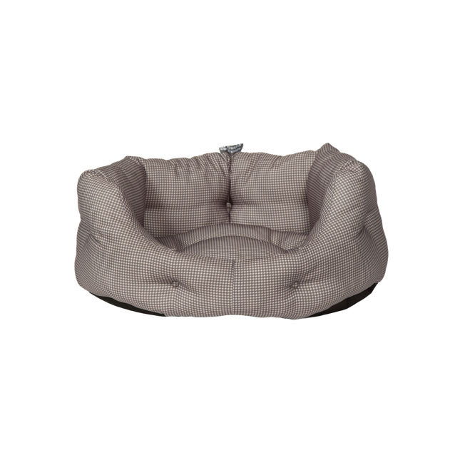 Danish Design Snuggle Bed Vintage Dogstooth husdjursbädd – 45 cm