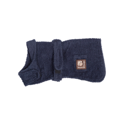 Danish Design Dog Bath Robe Navy 60cm