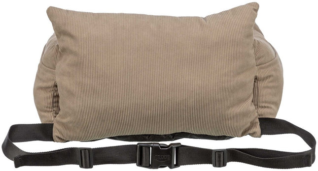 Trixie Bilsäte – 55 × 50 × 30 cm, taupe