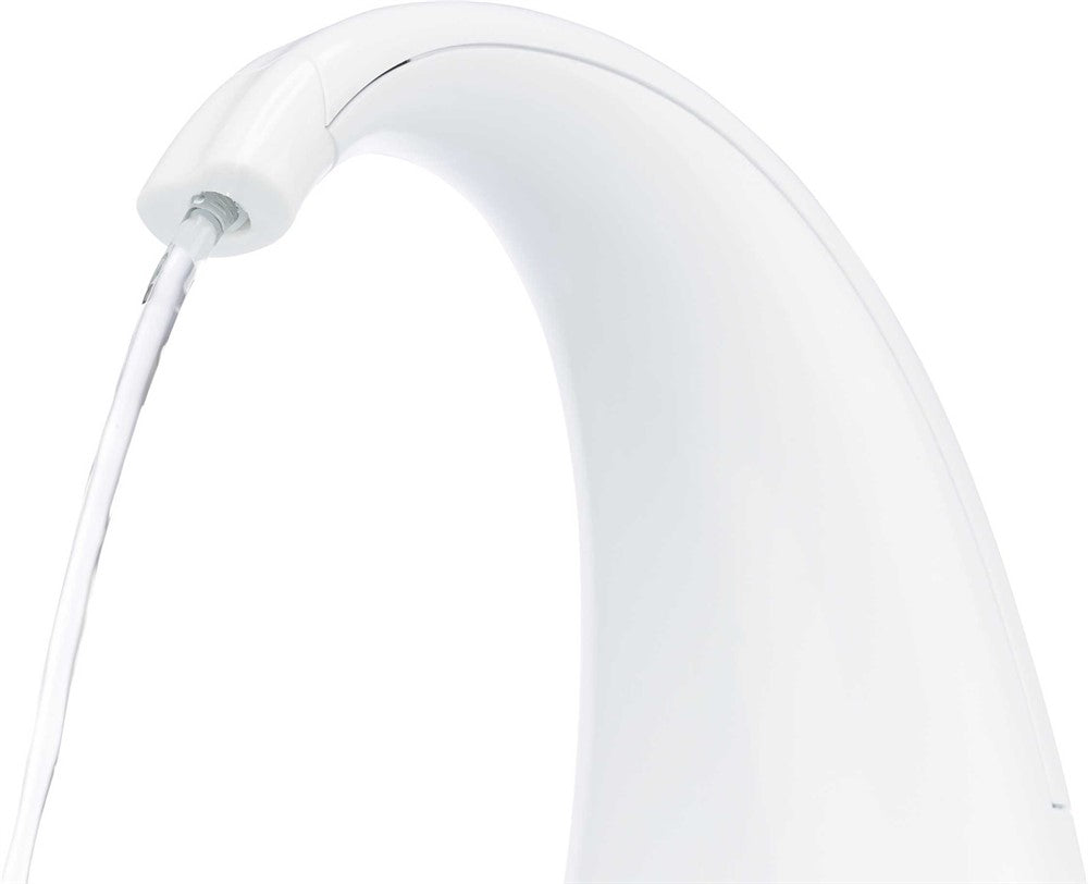 Vattenfontän Curved, plast, 2,5 l / 25 × 24,5 × 35 cm, vit
