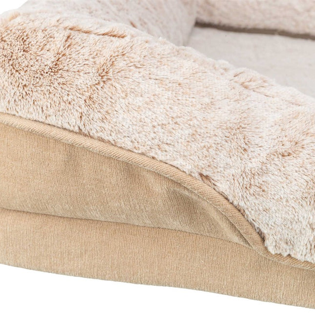 Trixie Lino vital bädd, rektangulär – 110 × 75 cm, beige