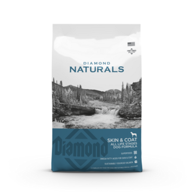 Diamond Naturals Skin & Coat All life stage hundfoder – 2 kg