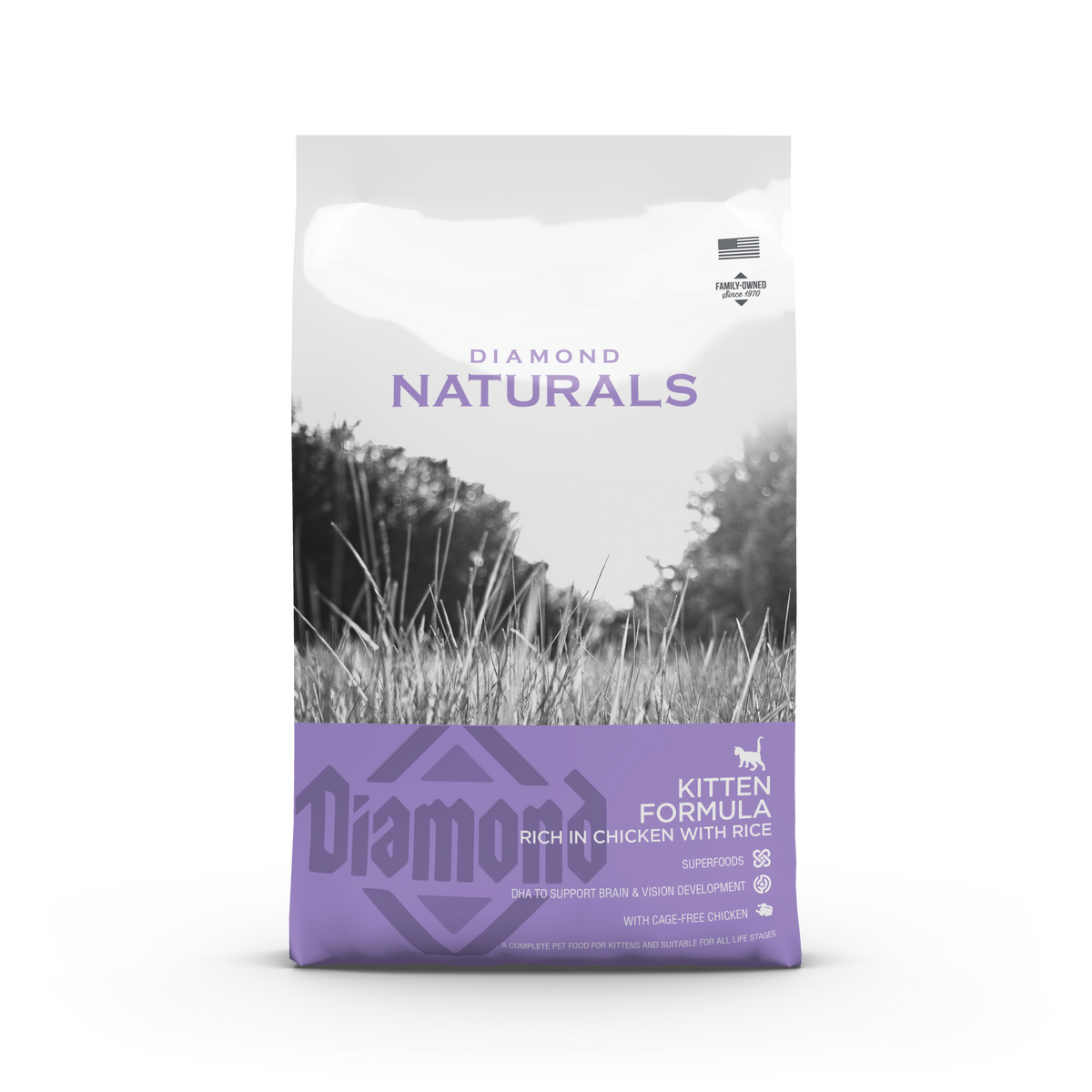 Diamond Naturals Kitten Chicken with Rice kattfoder – 1 kg