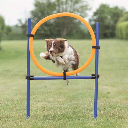 Trixie Agility Hoppring i plast – 78 × 65 × 115 cm