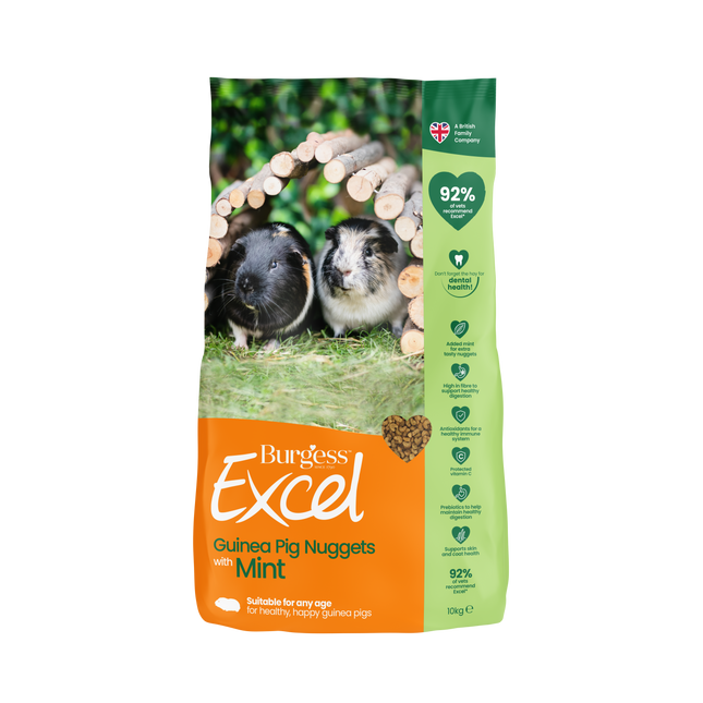 Burgess Excel Guinea Pig marsvinsfoder – 10 kg