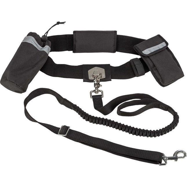 Trixie Handsfreebälte med koppel – m expander 60–120/40 cm. Koppel 1,0–1,35 m/25 mm