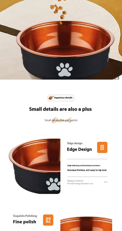Stainless Steel Non-Slip Pet Bowl