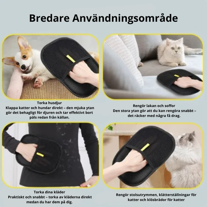 PälsVanten  Ta bort djurhår snabbt och smidigt