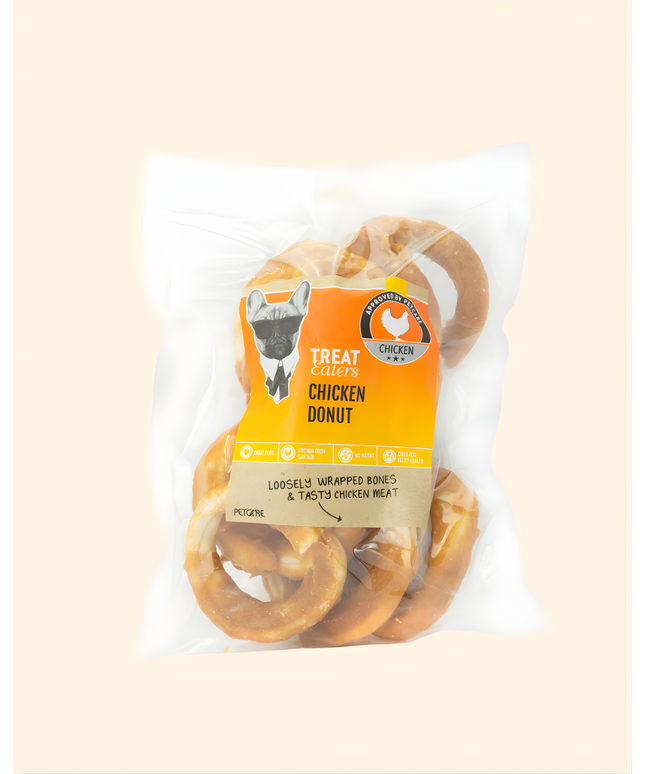 Treateaters Chicken donut 9 cm 8-pack 350g