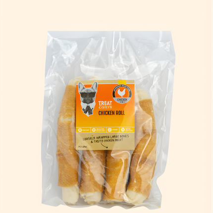 Treateaters Chicken Rolls 23 cm, 4 pcs