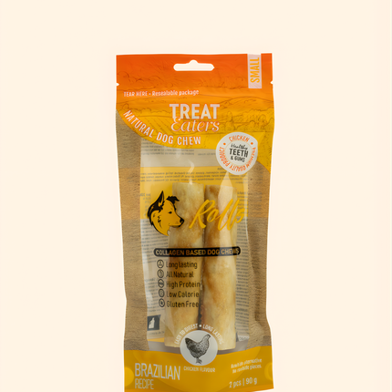 Treateaters New Hide Small Roll Chicken 2 pcs 90g