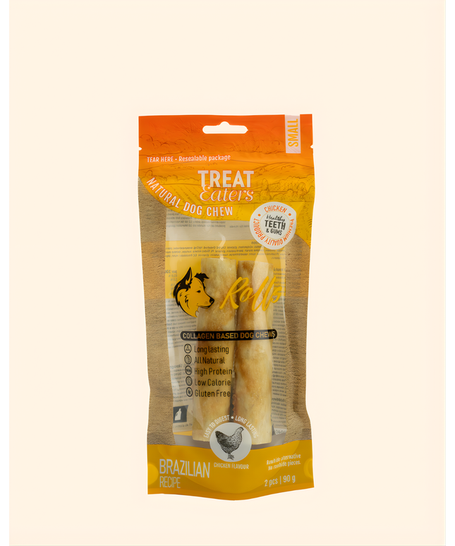 Treateaters New Hide Small Roll Chicken 2 pcs 90g
