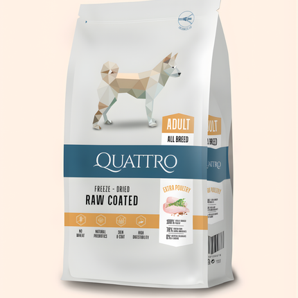 Quattro Super Premium All Breed Adult, Extra Poultry 12kg