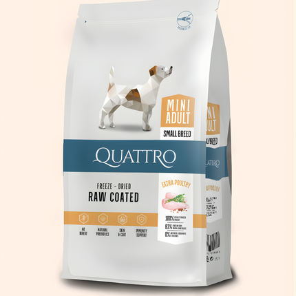 Quattro Super Premium Small Breed Mini Adult, Extra Poultry 7kg