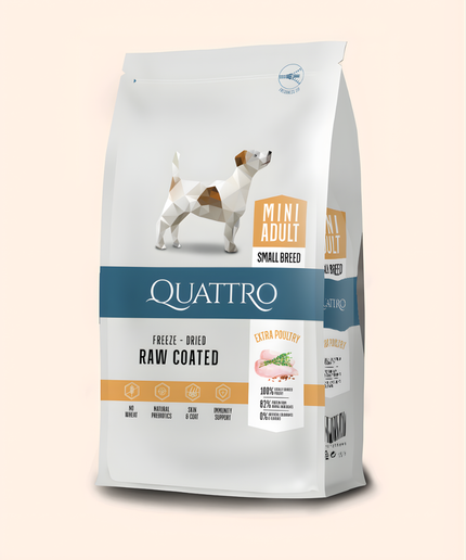 Quattro Super Premium Small Breed Mini Adult, Extra Poultry 7kg