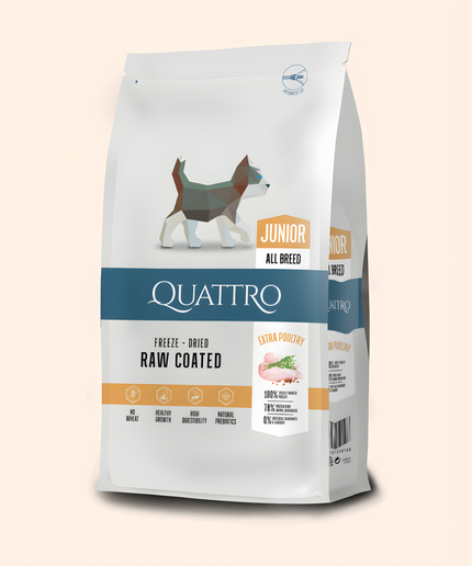 Quattro Super Premium All Breed Junior, Extra Poultry 7kg