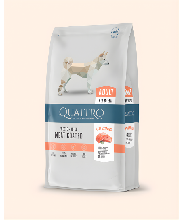 Quattro Super Premium All Breed Adult, Extra Salmon 3kg