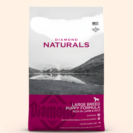 Diamond Naturals Large Breed Puppy Lamb & Rice 15kg